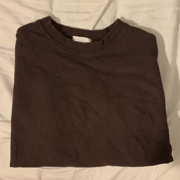 OAK + FORT Brown Crewneck - Picture 3 of 5